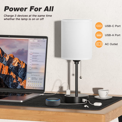 Dicoool 6W LED bulb included for bright, efficient illumination.