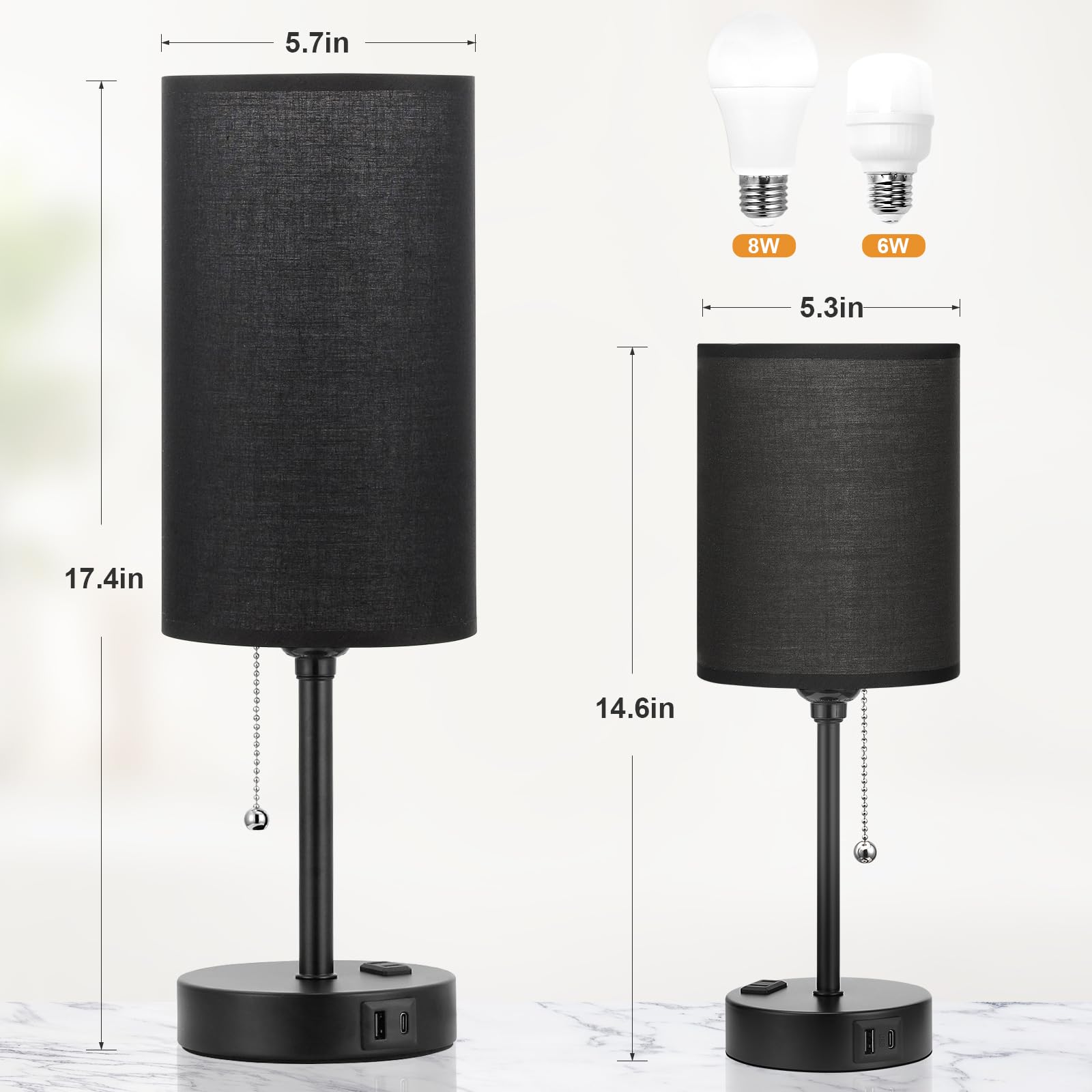 Dicoool pull-chain lamp showing three temperature options for ambience
