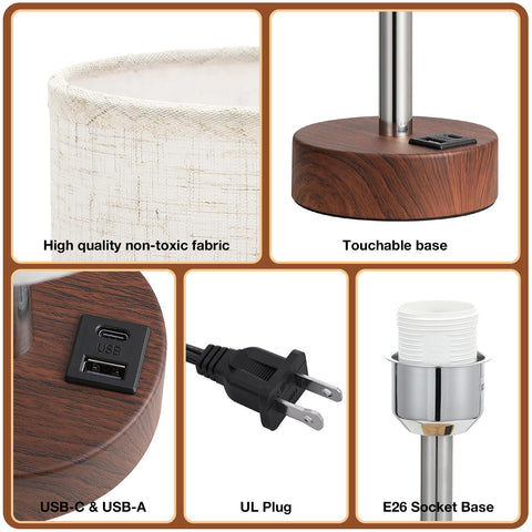 Dicoool bedside lamp in warm redwood tone for cozy spaces.