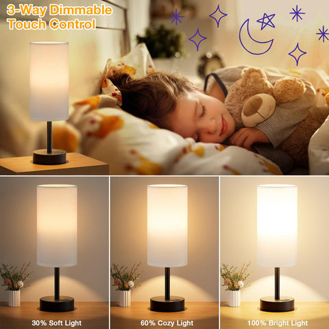 Dicoool lamp with USB charging station for two devices at once.