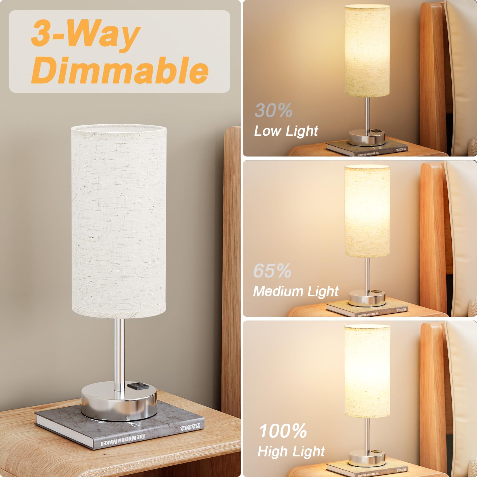 Dicoool bedside setup in a cozy bedroom corner.