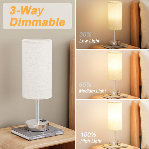 Dicoool bedside setup in a cozy bedroom corner.