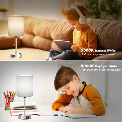Dicoool UL-listed nightstand lamp for safer, reliable use