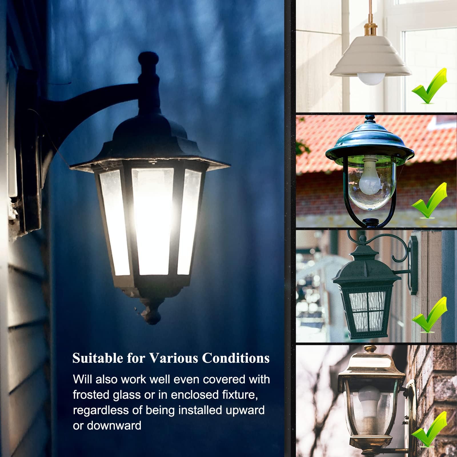 DiCUNO entryway sensor bulb provides reliable lighting when approaching after dusk