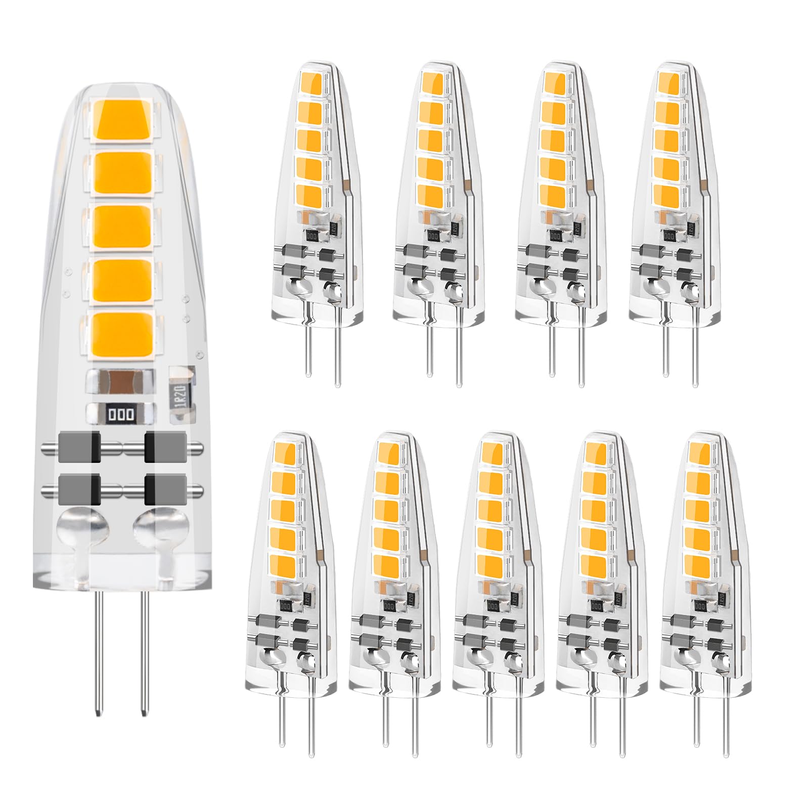 DiCUNO G4 LED bulb dimmable 12V for versatile, energy-saving landscape lighting.