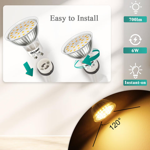 DiCUNO GU10 ideal for kitchen range hood lighting tasks.