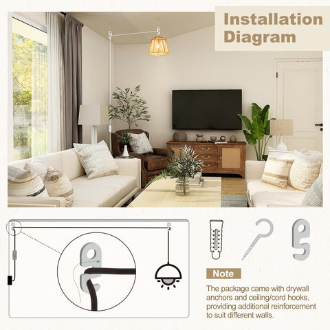 DicUNO inline on-off switch keeps light within reach.