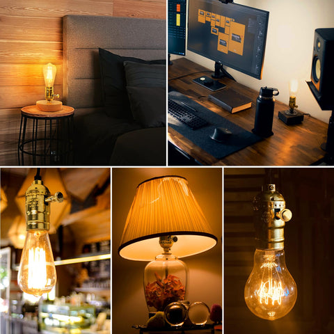 DiCUNO vintage brass finish complements retro interiors.