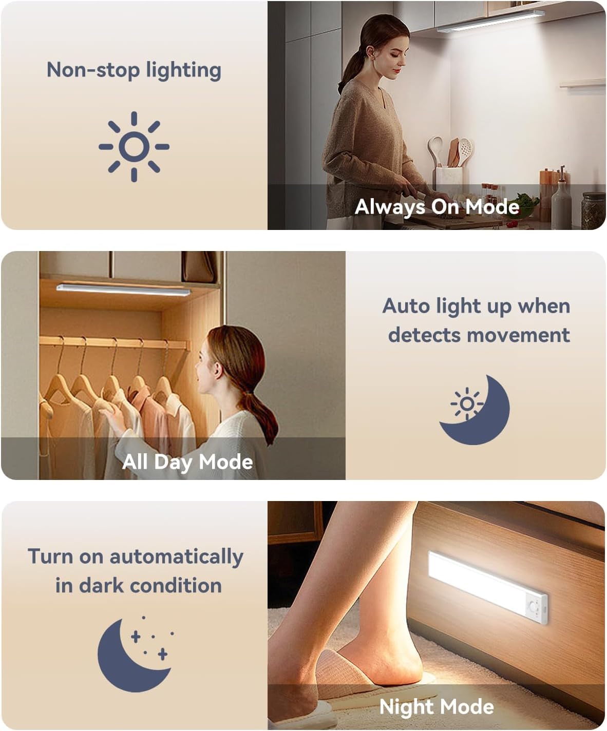DiDiSky dimmable LED closet light offers adjustable brightness for precise lighting