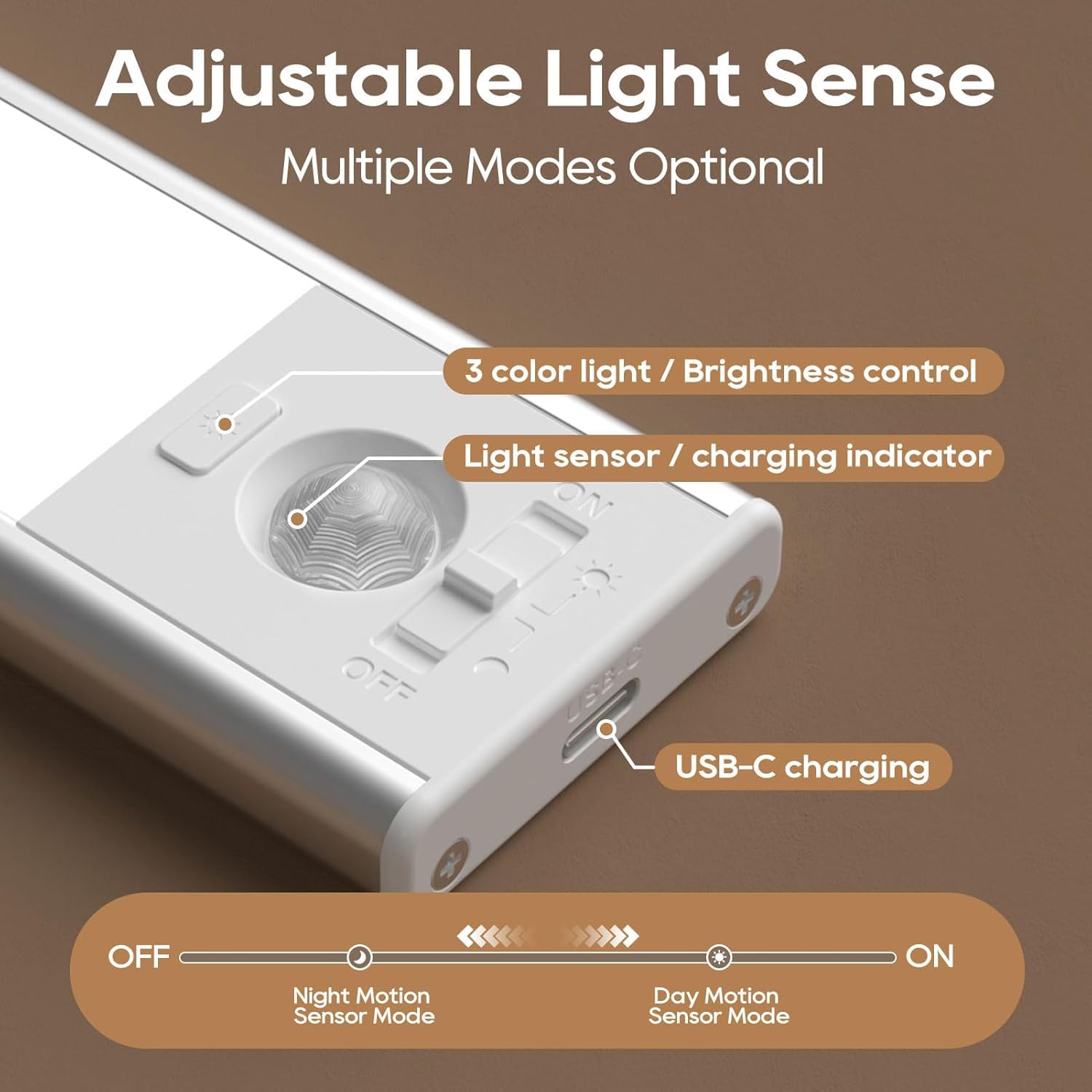 DiDiSky motion-sensor closet light providing hands-free illumination
