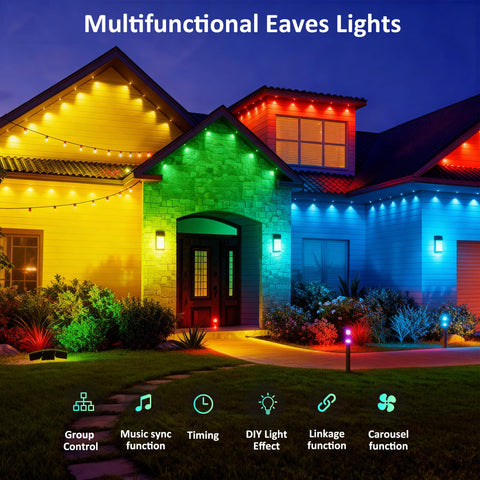 DIERLIGHT IP67 waterproof outdoor lights withstand rain and snow