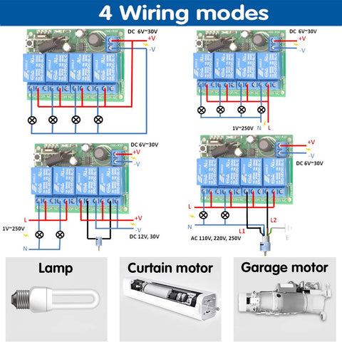 DieseRC 10A-relay-load-capability supports high-power devices
