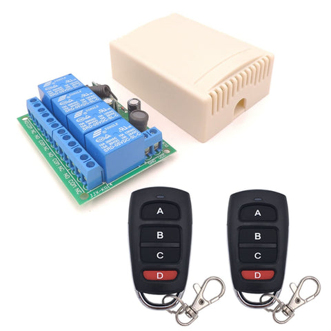 DieseRC DC4CH receiver-relay board for reliable home control