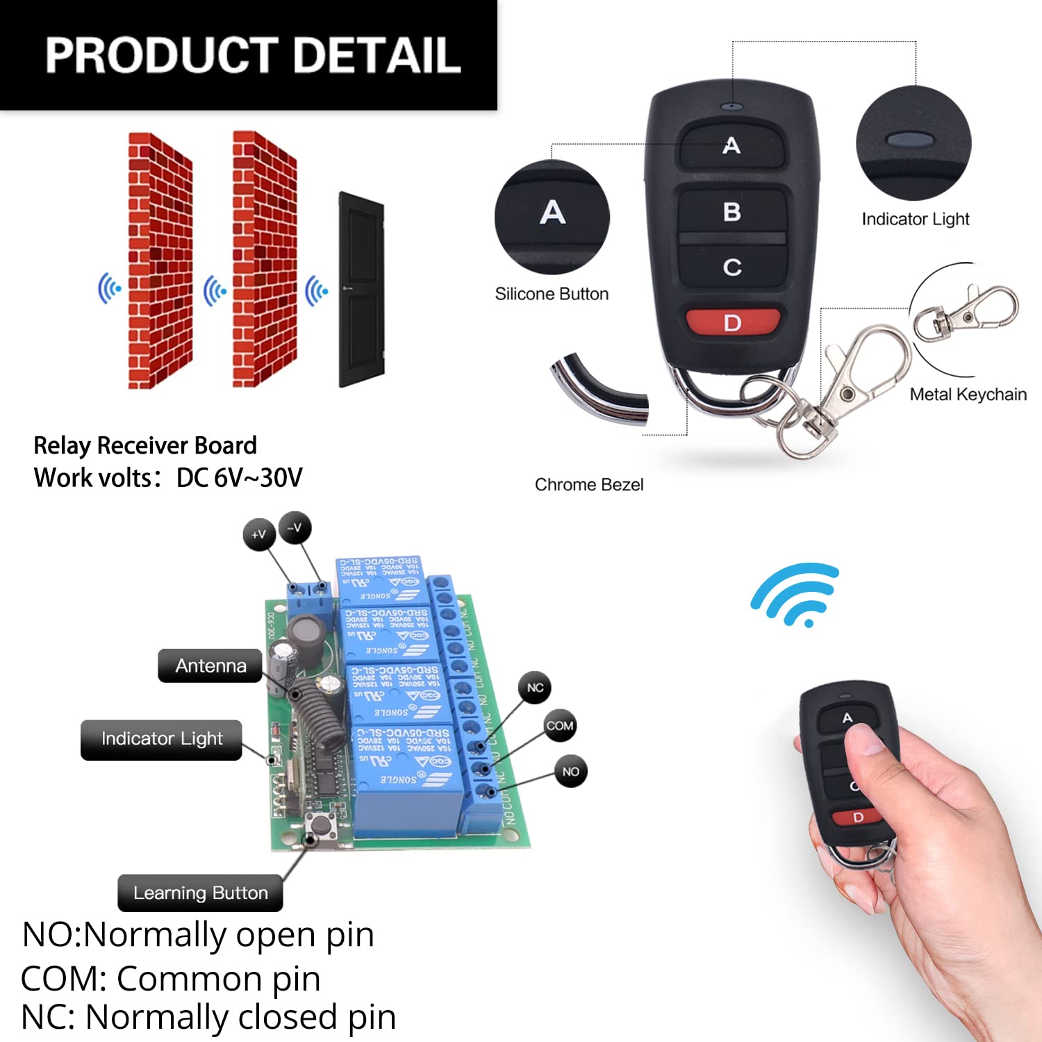 DieseRC ev1527-learning-code-technology strengthens secure pairing