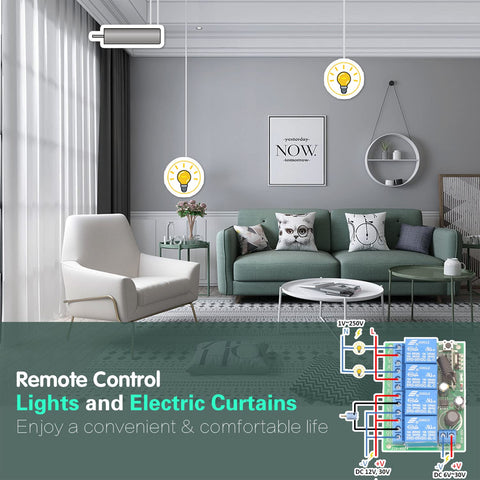 DieseRC lighting-control enables remote lamps and fans