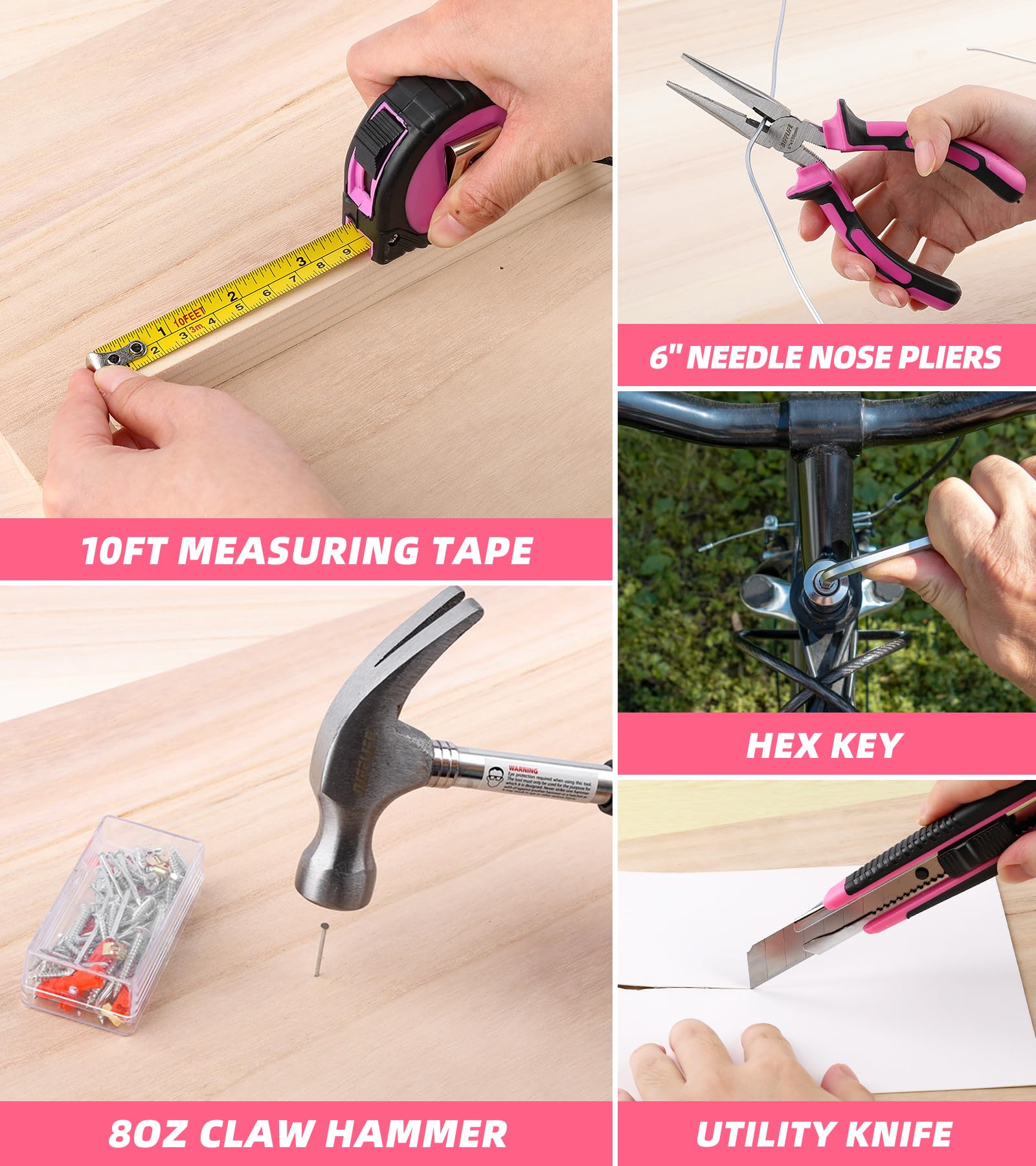 DIFFLIFE anti-skid grip keeps hands steady for precise work