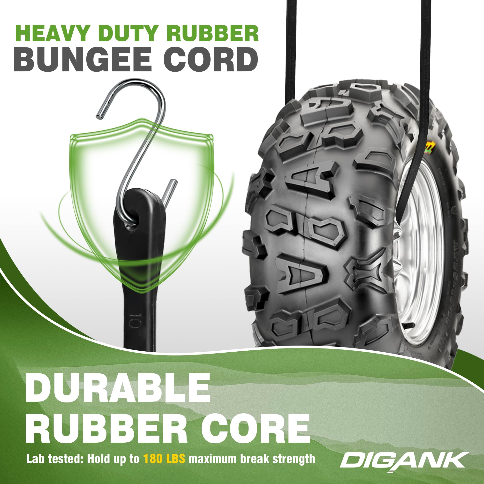 Digank 31-inch cords secure large loads on vehicles or trailers