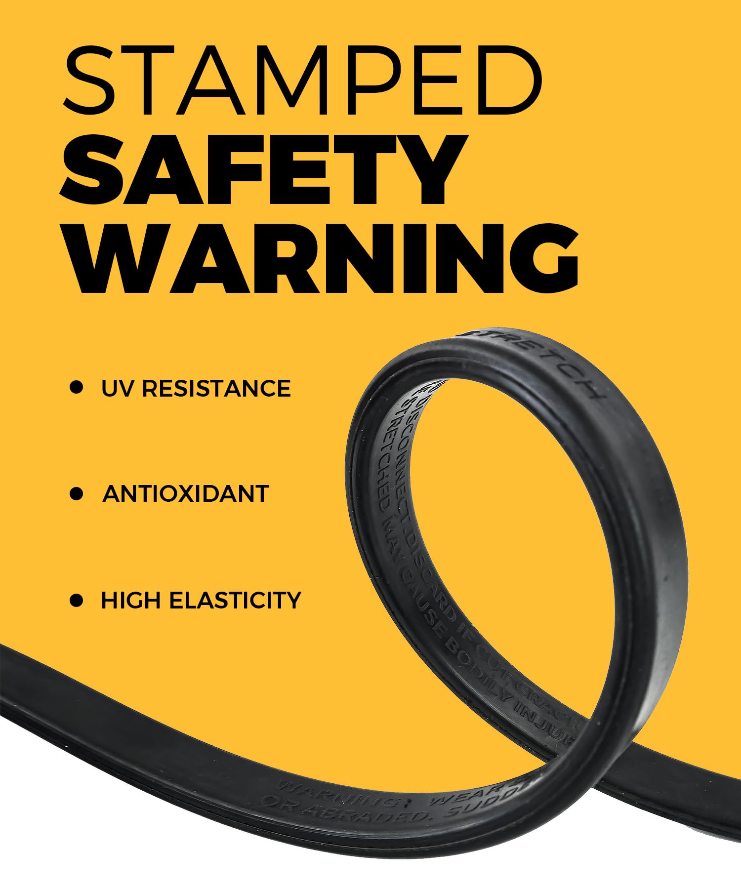 Digank cords stretch up to 1.5x for flexible securing