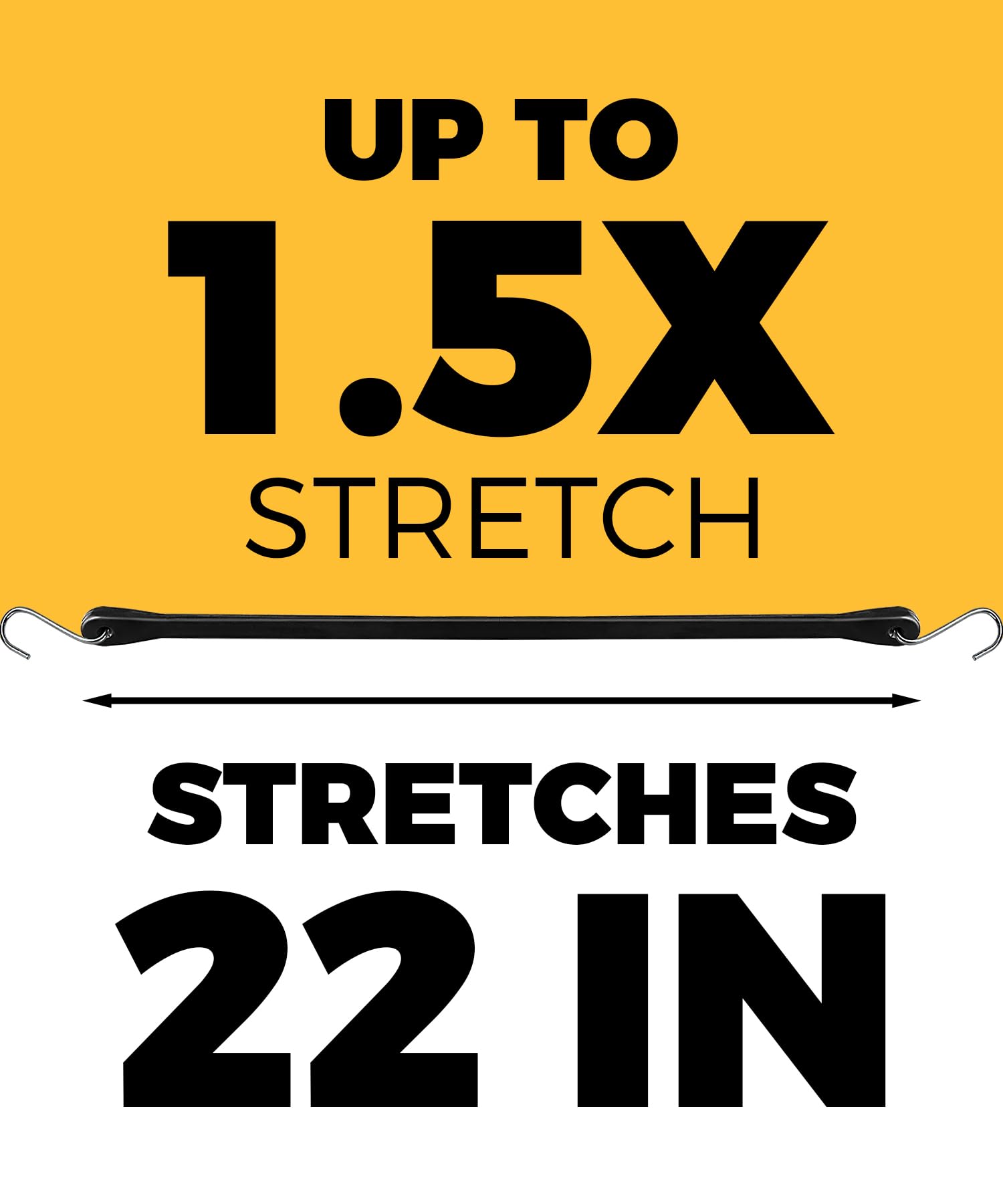 Digank heavy-duty bungee straps provide 180 lbs load capacity for versatile outdoors use