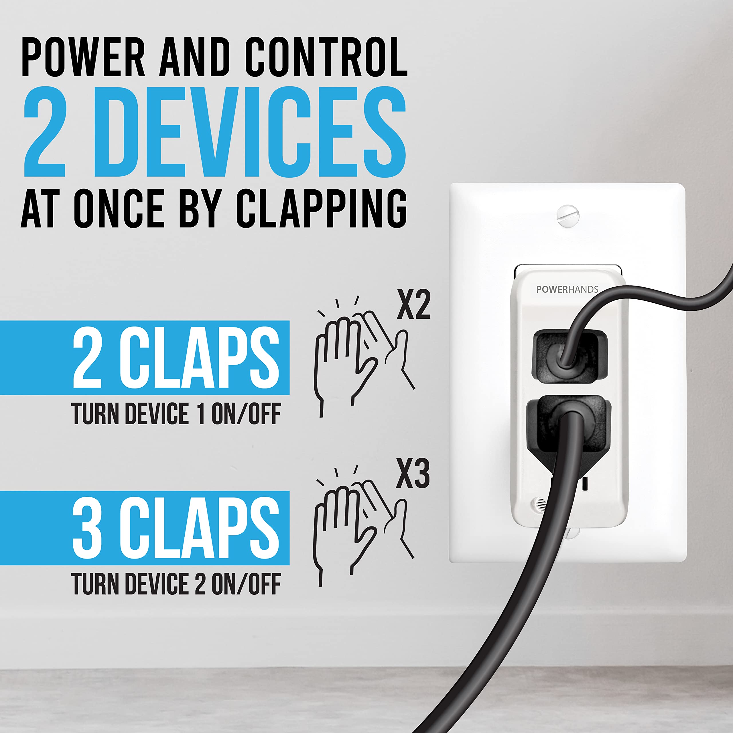 Digital Energy Power Hands away setting helps deter intruders with sound-activated power.
