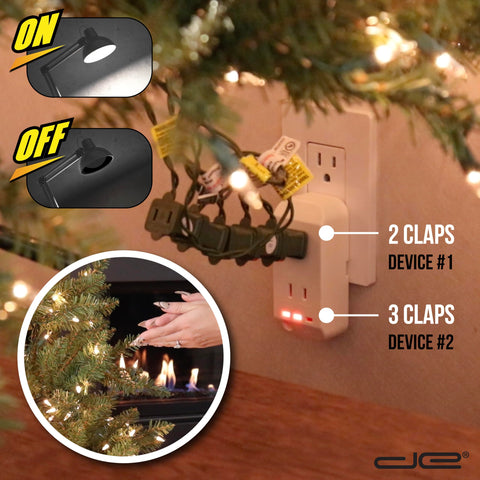 Digital Energy Power Hands three-level sensitivity switch for tailored clap detection.