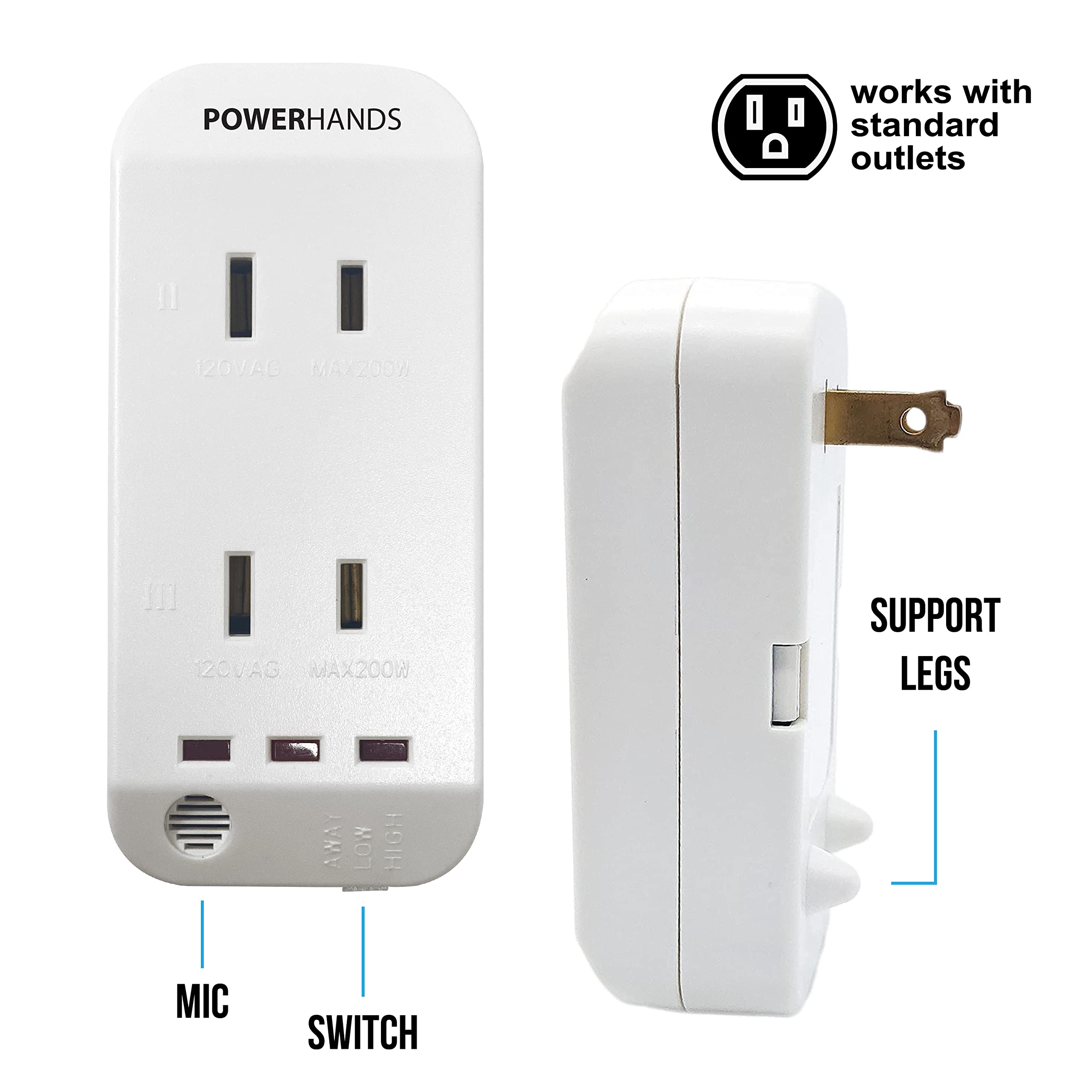 Digital Energy Power Hands compact wall-mounted design fits any room.