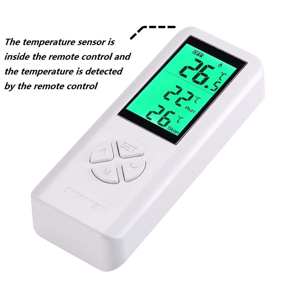 DIGITEN built-in temperature sensor provides accurate readings on the device.