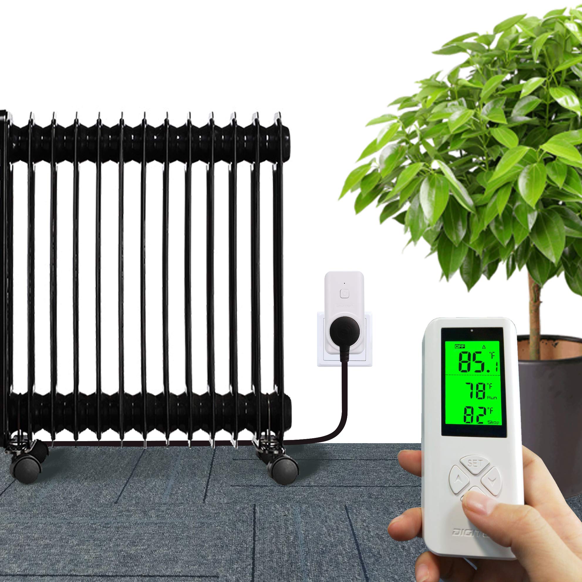 DIGITEN energy-saving thermostat helps reduce electricity use while preserving comfort.