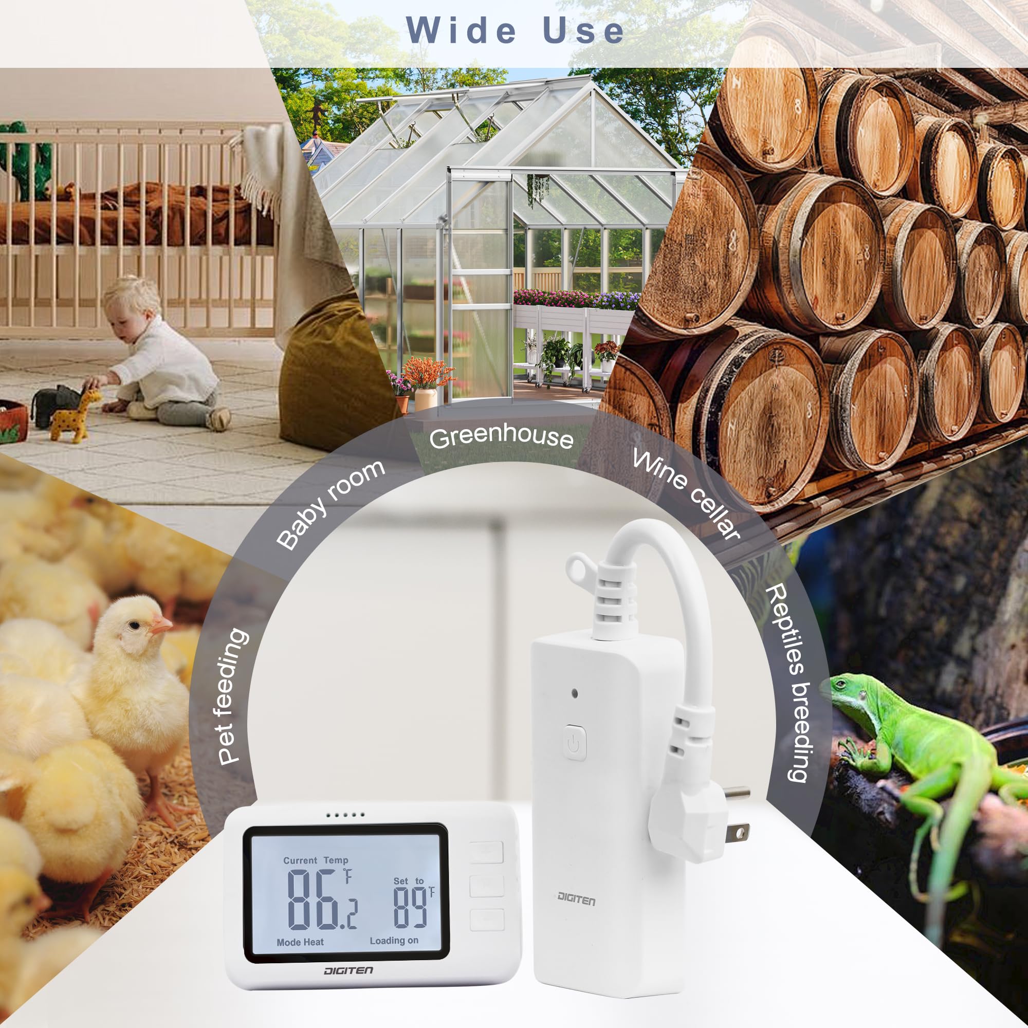 DIGITEN backlit LCD makes temperature monitoring easy in any lighting