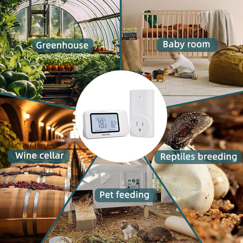 DIGITEN WTC100 Pro outdoor greenhouse use supports reliable temperature management outdoors.