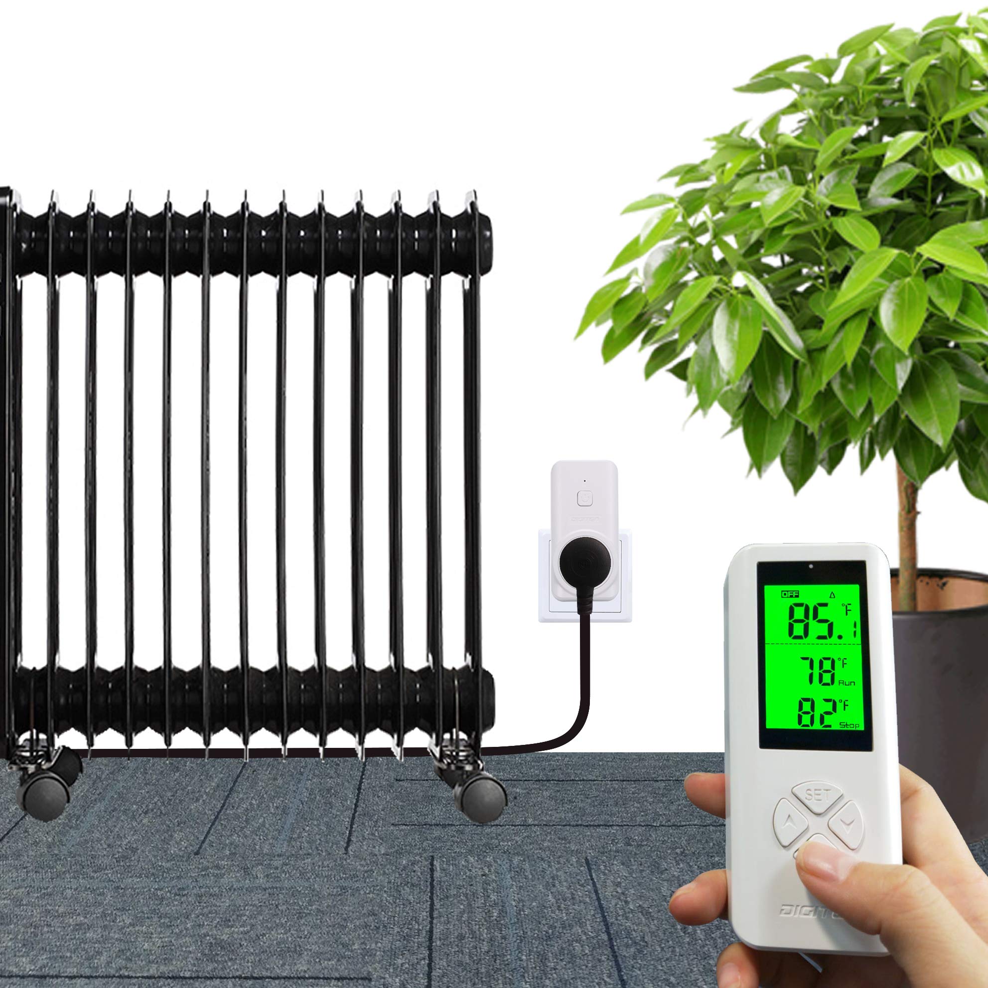 DIGITEN WTC100 versatile home use for cooling and heating tasks.