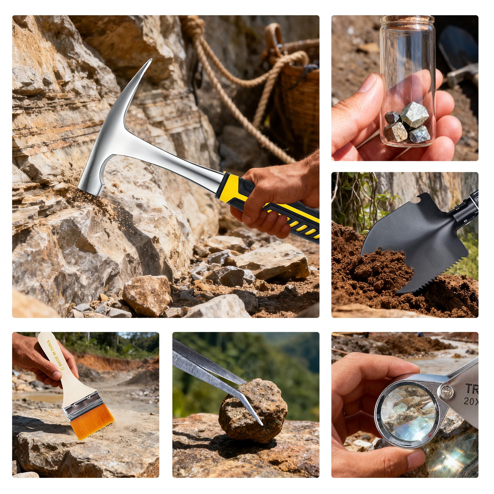 DigNew crossbody bag keeps tools organized during hikes.