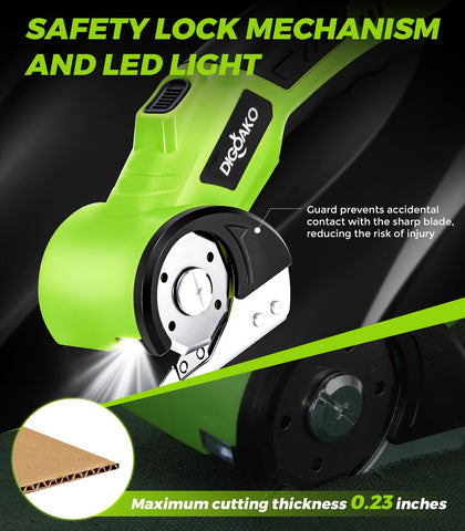 DIGOAKO Replaceable Blade Pack keeps sharp performance throughout projects.