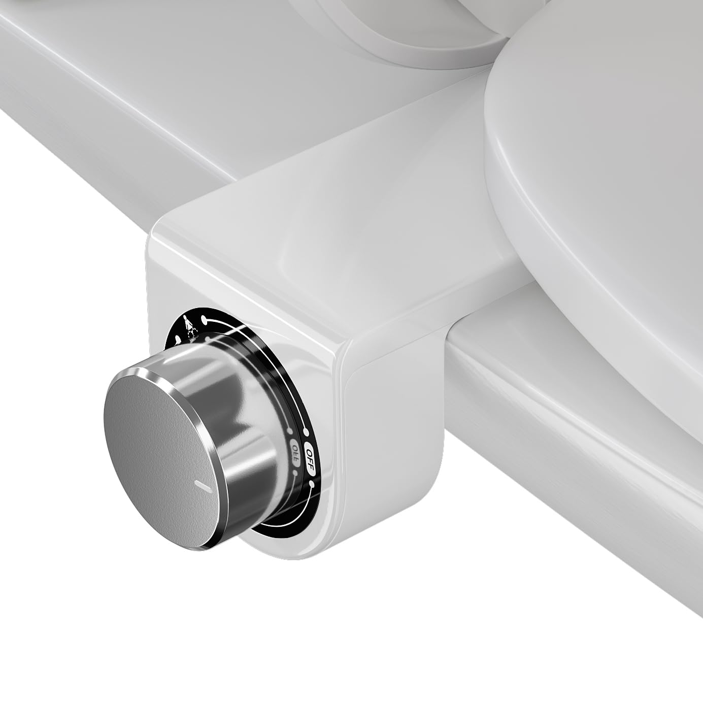 DIHAF dual-nozzle assembly for compact bathroom upgrade.