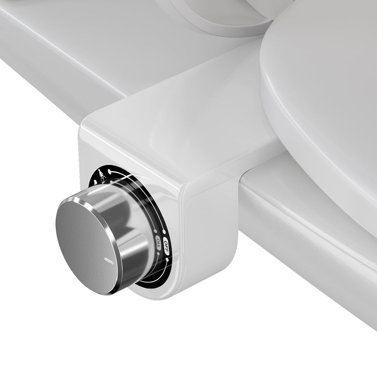 DIHAF dual-nozzle assembly for compact bathroom upgrade.