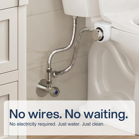 DIHAF ultra-slim design preserves seat stability on toilets.