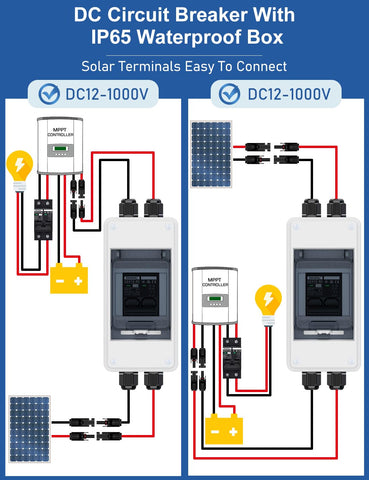 DIHOOL DC 1000V battery cutoff isolator supports safe battery switching.
