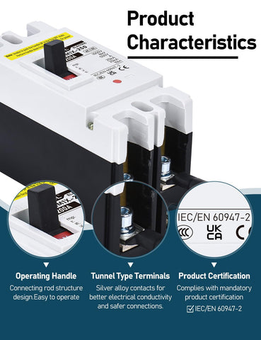 DIHOOL DC 200A breaker during ambient installation emphasizes robust protection in harsh environments