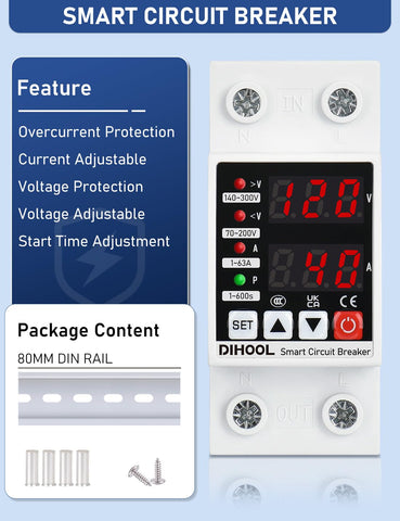 DIHOOL presets interface display highlights easy threshold customization.
