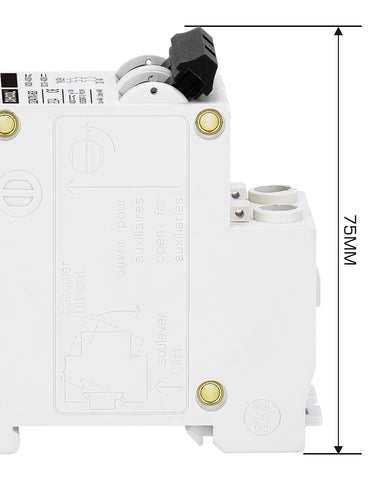 Dihool non-polarized switch supports reversible wiring for PV and RV use cases.