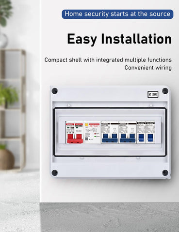 DIHOOL surge protection guards devices against voltage spikes.