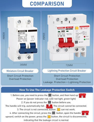 DIHOOL led-status-indicators: clear signals for quick status checks.