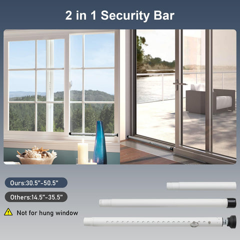 DIIG 1 inch diameter metal bar for sturdy reliable security
