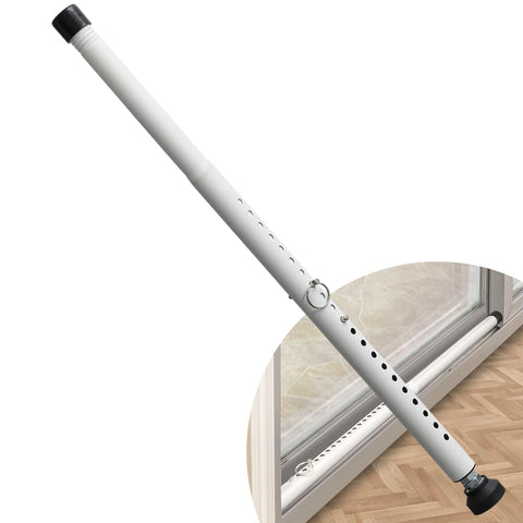 DIIG sliding door security bar extended to 50 inches for versatile doors