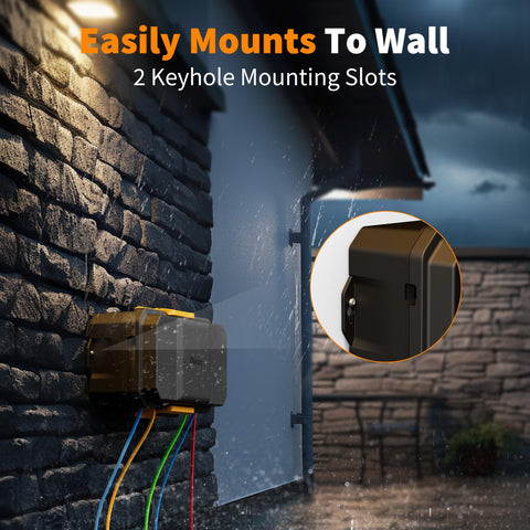 Diivoo wall mount holes design simplifies secure installation