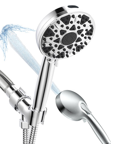 Diiwet adjustable bracket keeps showerhead positioning secure.