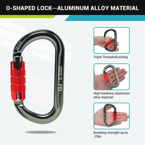 DIJJIG rope grabber on 12mm line showing secure grip