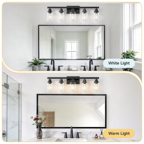 DIKAIDA 31-inch fixture provides ample illumination across mirrors and vanities