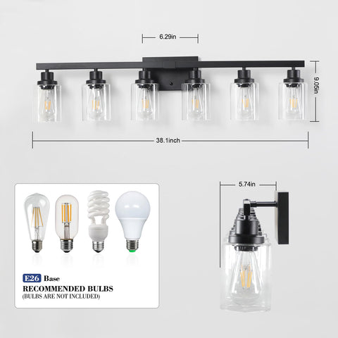 DIKAIDA bathroom light over mirror creates ambient task lighting for mornings.
