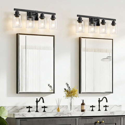 DIKAIDA dimmable bathroom light with compatible dimmer switch.